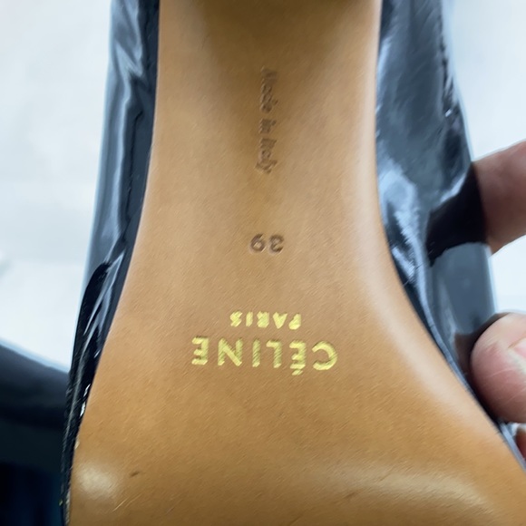 Celine women’s heel pumps black Sz39EUr/8US - Picture 8 of 8